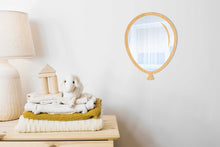 Load image into Gallery viewer, Balloon Shaped Wooden Kids Mirror