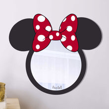 Load image into Gallery viewer, Personalised mouse head shaped kids mirror