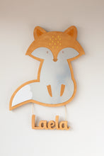 Load image into Gallery viewer, personalised fox mirror wall decor
