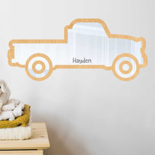 Load image into Gallery viewer, Wooden Truck Shaped Mirror Wall Decor
