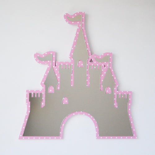 Princess Castle Kids Mirror Decor