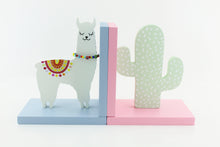 Load image into Gallery viewer, Llama &amp; Cactus Bookends
