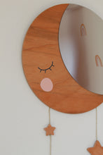 Load image into Gallery viewer, Moon and Stars Nursery Mirror
