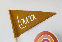 Load image into Gallery viewer, Custom Personalised Fabric Pennant Flag
