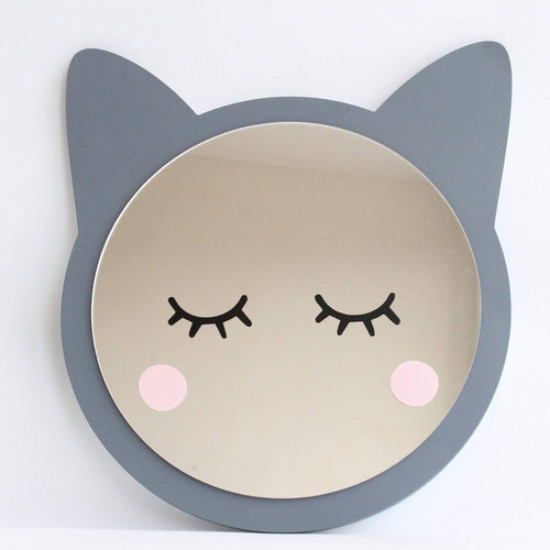 Cute Kitty Cat Shaped Kids Mirror – FOXNBUNNY