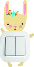 Load image into Gallery viewer, Cute Bunny Light Switch Sticker
