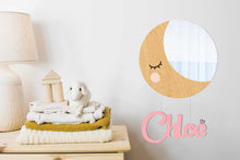 Load image into Gallery viewer, Moon and Stars Nursery Mirror
