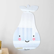 Load image into Gallery viewer, cute pear mirror for kids room or nursery
