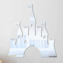 Load image into Gallery viewer, personalised princess castle kids mirror
