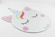 Load image into Gallery viewer, Unicorn Kids Stick-on Wall Mirror
