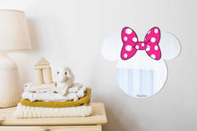 Load image into Gallery viewer, Mouse Head Shaped Kids Mirror With Bow
