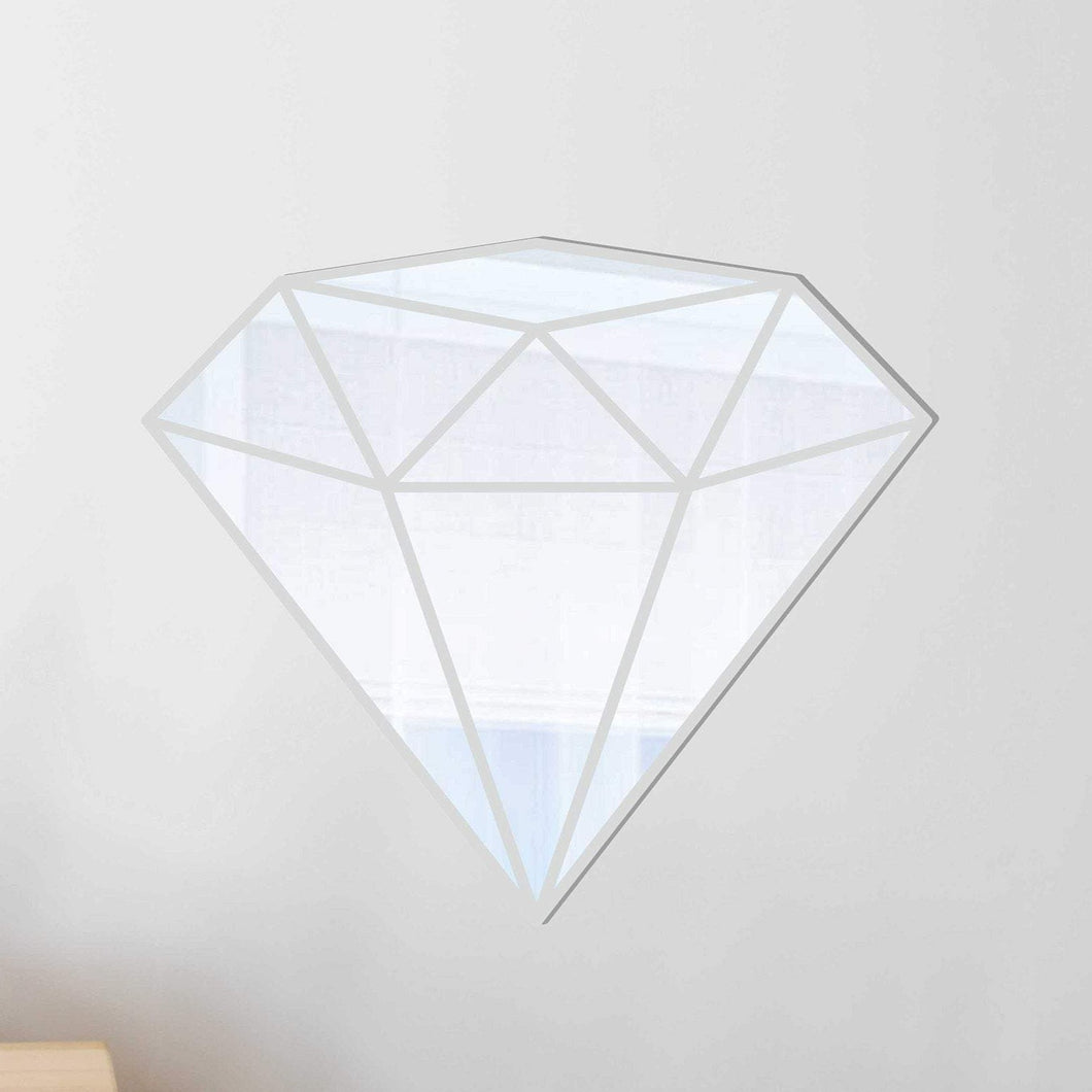 diamond shaped acrylic mirror