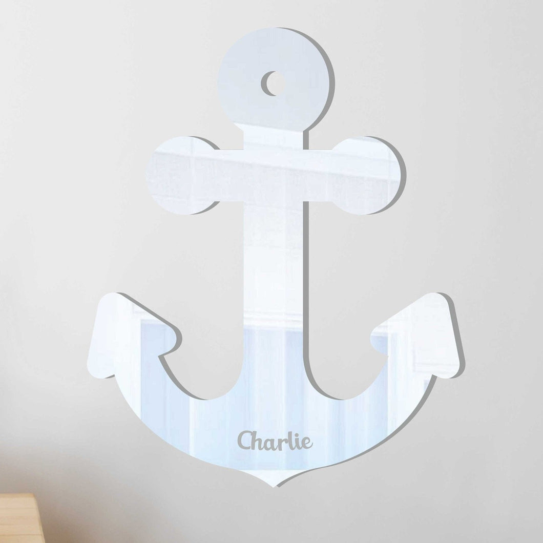 Nautical Anchor Shaped Kids Mirror