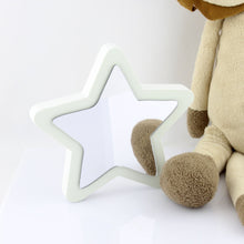 Load image into Gallery viewer, tabletop star shaped nursery shelf decor 
