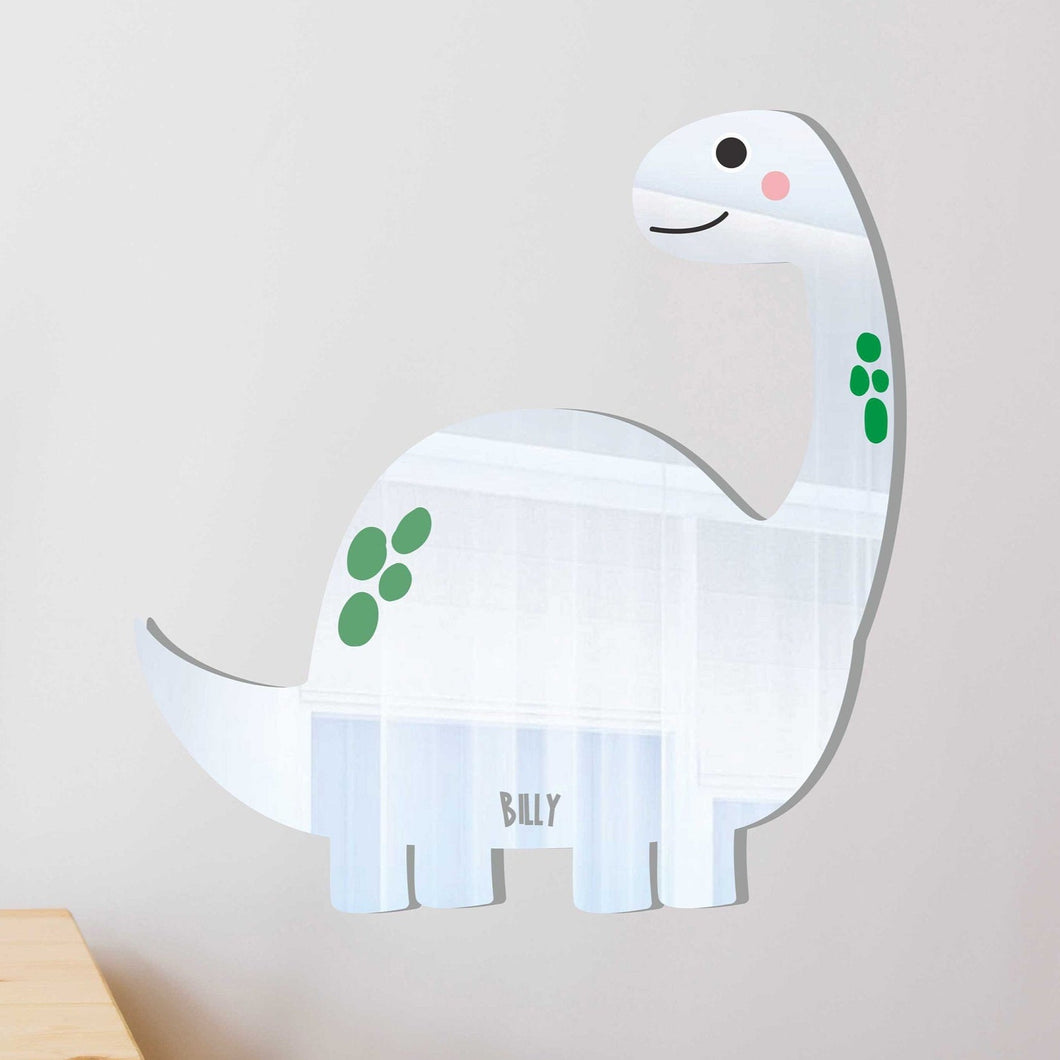 Dinosaur Stick on Kids Mirror Decor