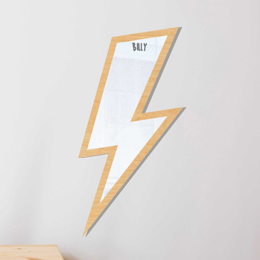 Personalised thunderbolt Kids Room decor