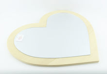 Load image into Gallery viewer, Heart Shaped Wood Kids Mirror
